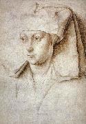 WEYDEN, Rogier van der Portrait of a Young Woman oil on canvas